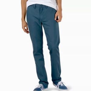 Vans authentic chino stretch pants blue 28 regular